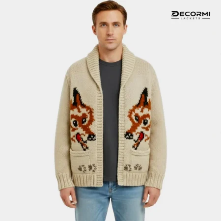 Project Hail Mary 2026 Ryan Gosling Wolf Cardigan Sweater