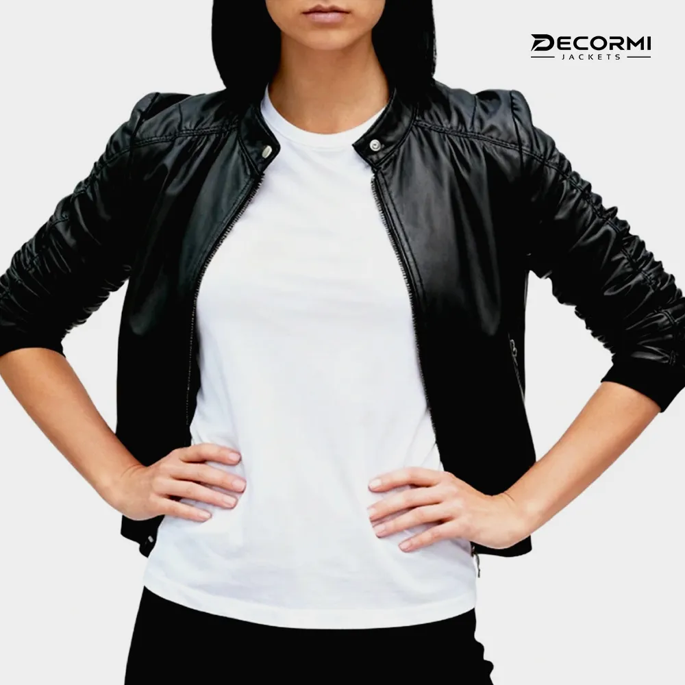 The Vampire Diaries S06 Elena Gilbert Leather Jacket - Image 2