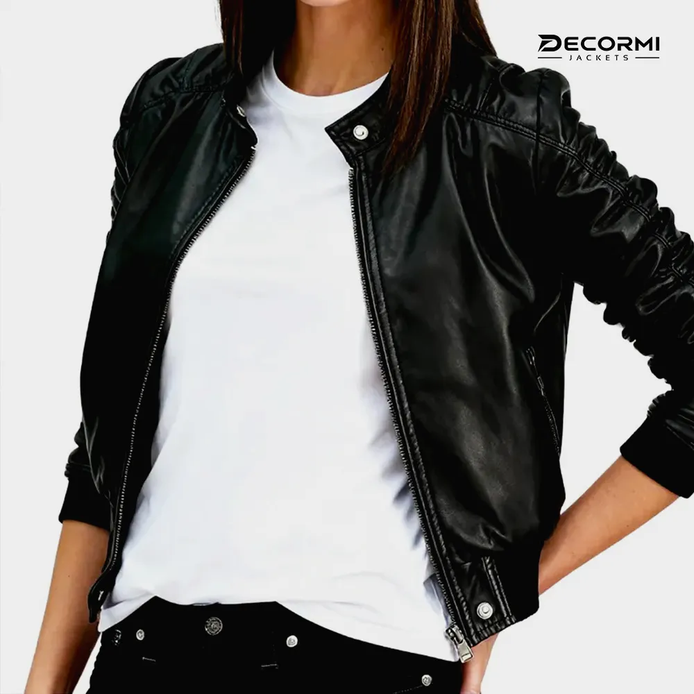 The Vampire Diaries S06 Elena Gilbert Leather Jacket - Image 3