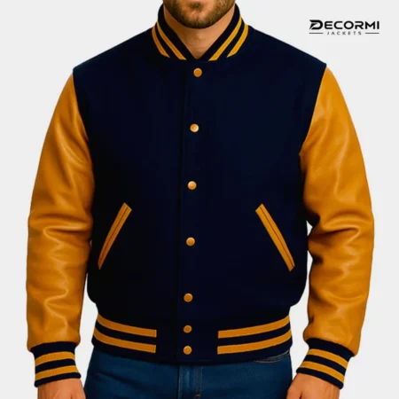 Blue and Yellow Varsity Jacket