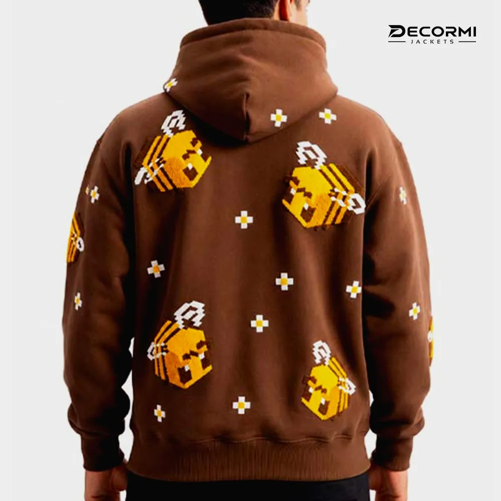 Minecraft Bee Brown Hoodie - Image 3